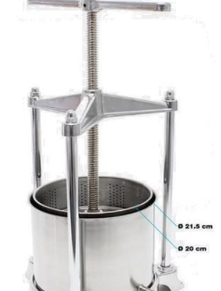 MINIPRENSA ACERO INOX 5L